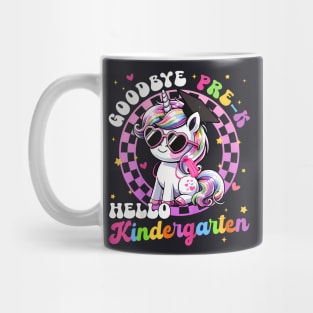 Kids Goodbye Pre K Hello Kindergarten Graduation Graduate Girls Mug